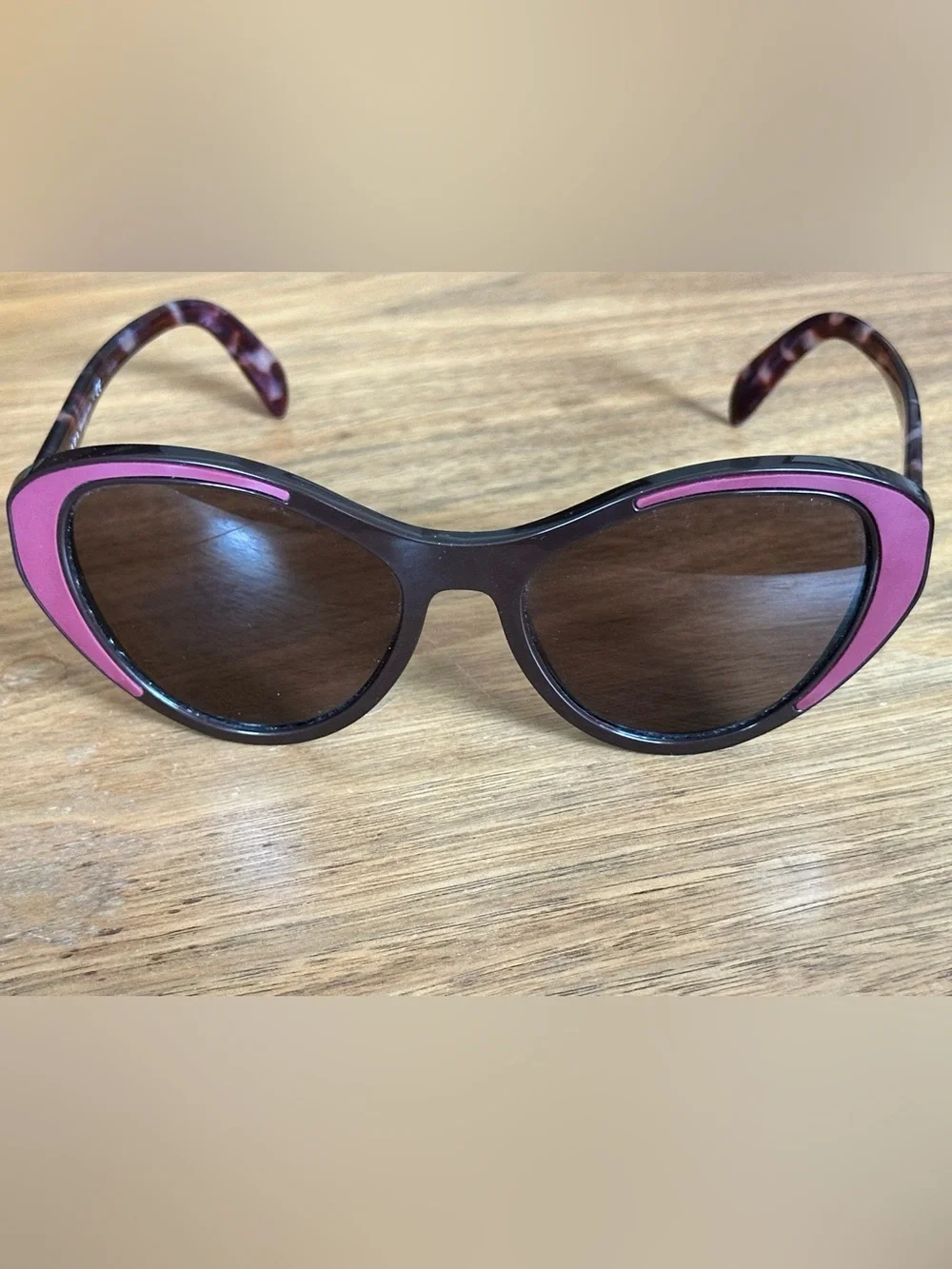 Prada Cat-Eye SPR14U YEO-6X1 Sunglasses